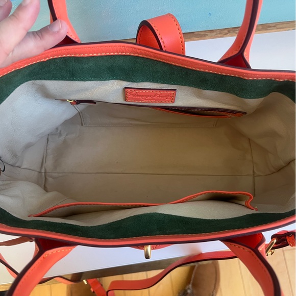 Rare Salmon Large Amelia Tote in Vachetta Florentine Leather Dooney & Bourke - Picture 16 of 16